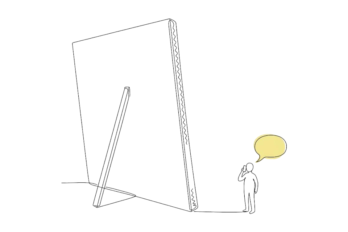 整った回答の板も、裏から見ればつっかえ棒で立っているだけかもしれない。